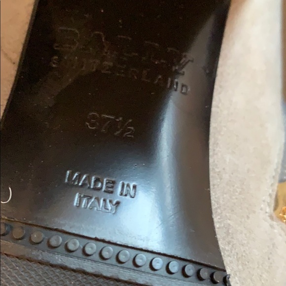 Bally light grey suede boots - Picture 4 of 5